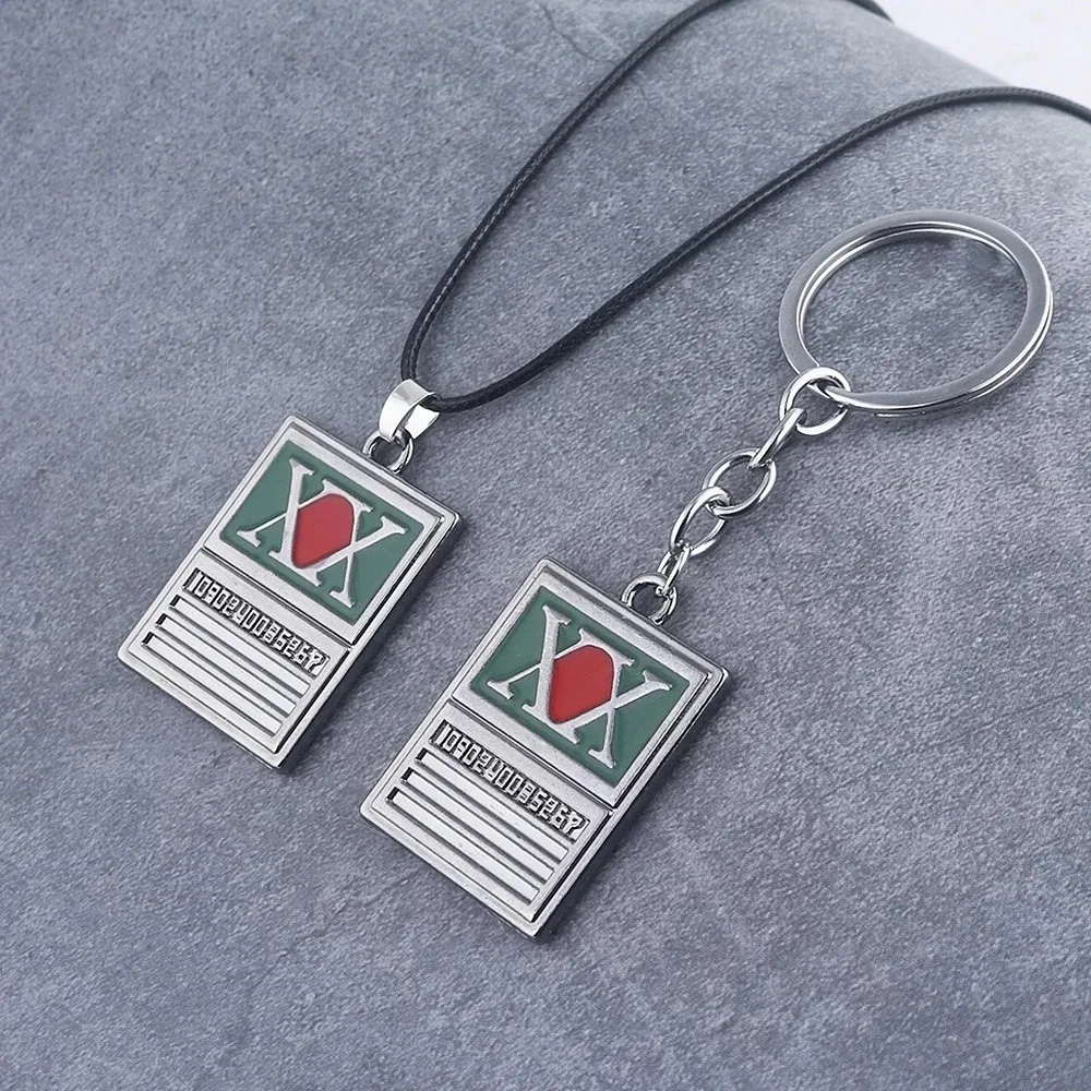 Image of Anime Hunter x Hunter Schlüssel bund Gon Freecss Lizenz Anhänger Schlüssel anhänger für Frauen Männer Auto Schlüssel ring Schmuck Zubehör
