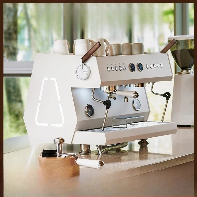 Double head commercial coffee machine semi-automatic espresso machine foreign trade