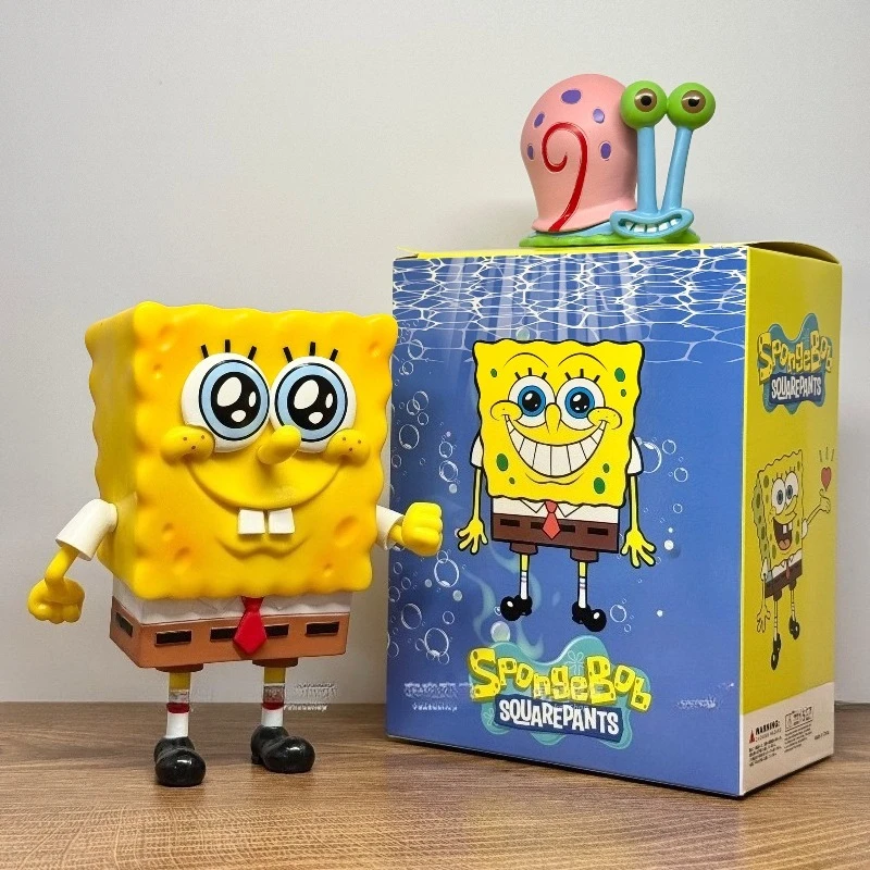 

Cute Anime 16CM SpongeBob SquarePants Big Star Desktop Handmade Decoration Cartoon Girl Halloween Gift Boy Toy Decoration