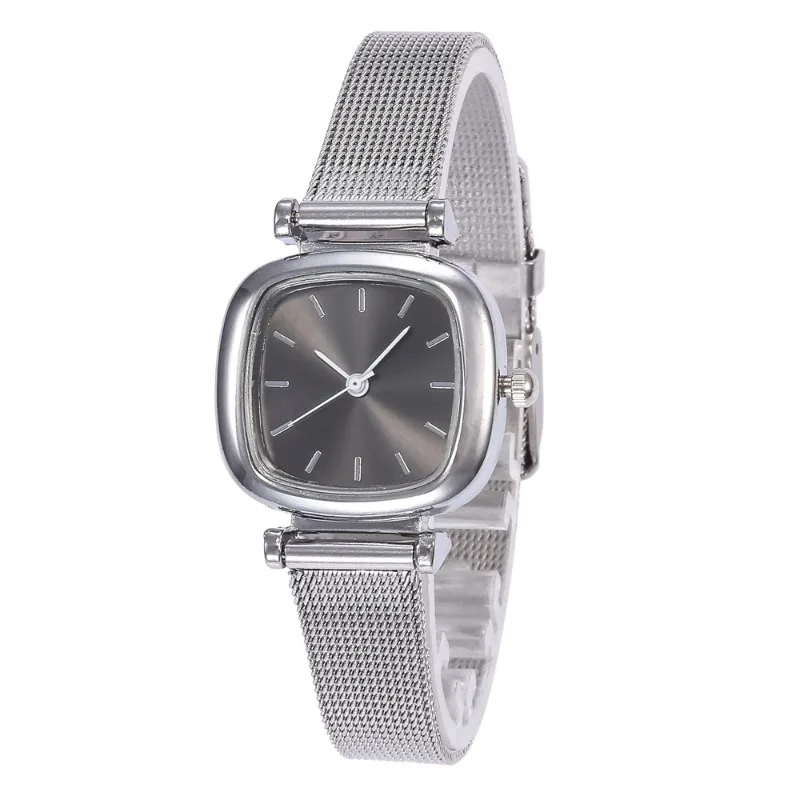 Square Dial Women Watch Alloy Bands Student Minimalist Temperament Korean Style Casual Quartz Watch Relojes Para Mujer Automatic