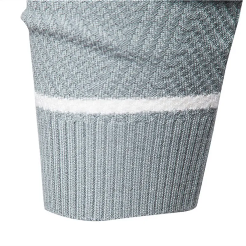 

Men's Casual Striped Pullover Sweater Colorblo round Ne Knitted Wear Resistant Spring Summer Autumn Faionable Youthwear