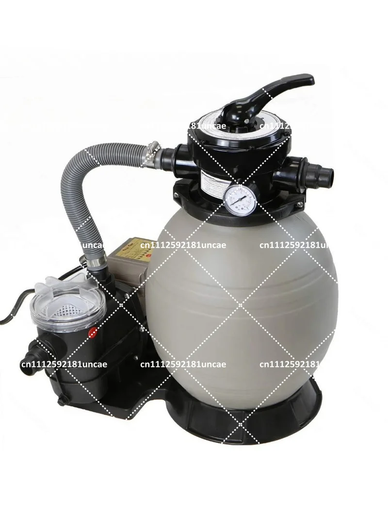 Above Ground Pool Sand Filter 16 Inch 3800 GPH with 6 Way Valve Water Filtration System