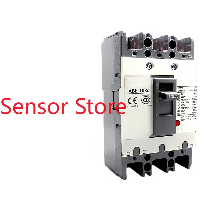 Wuxi MEC Three-phase Molded Case Circuit Breaker ABE103b 3P 60A 75A 100A