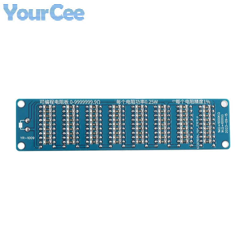 0.1- 9999999 R Modulo PCB scheda resistenza resistenza resistore programmabile Otto segmenti Precisione 1% 0,1- 9999999 MΩ 0,1Ω - 9999999 Ω ohm