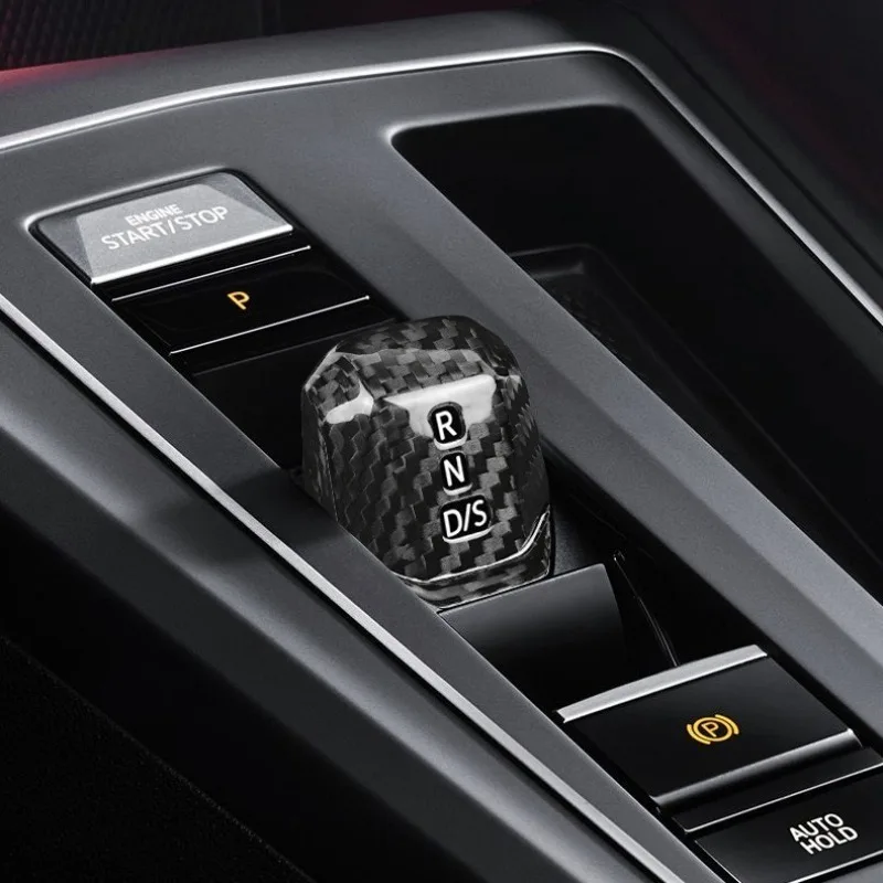 

Carbon Fiber Shift Knob Cover Applicable for Volkswagen Golf 8 2021-2023 Car Gear Shift Head Automobiles Interior Accessories