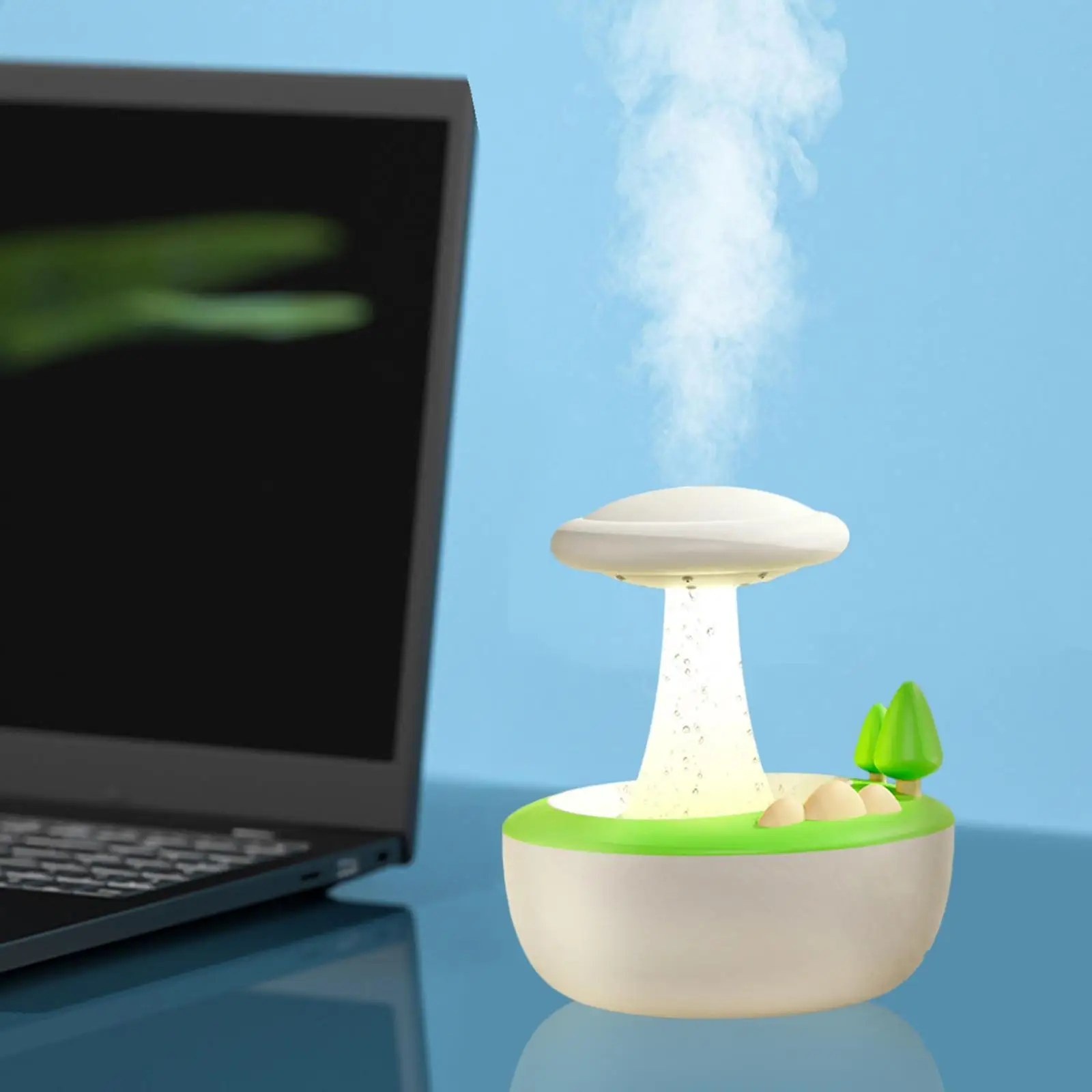 12W Desktop Humidifier Essential Oil Diffuser USB Rechargeable for Daily Use