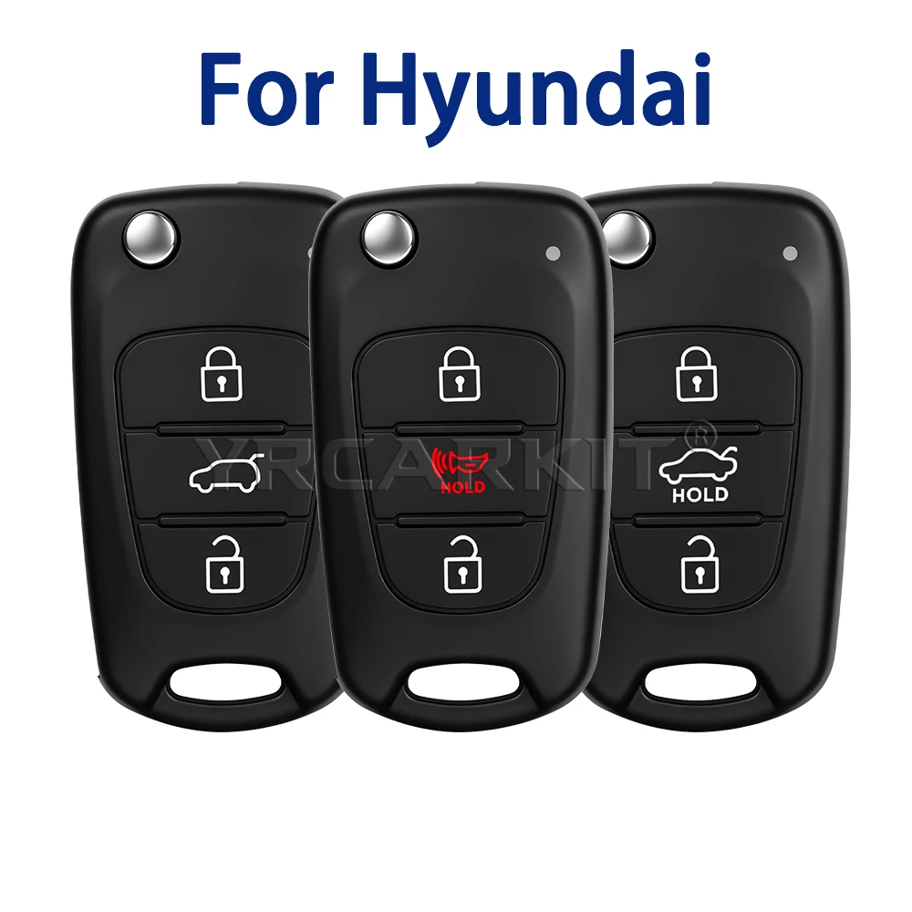 3Buttons Flip Folding Remote Key Case For Hyundai I20 I30 IX35 I35 Accent For Kia Picanto Sportage K5 Replace Remote Key Shell