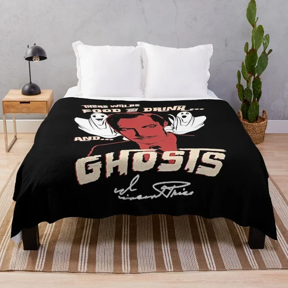 

House on Haunted Hill T-Shirt Throw Blanket All Season Soft Lightweight Blanket for Home