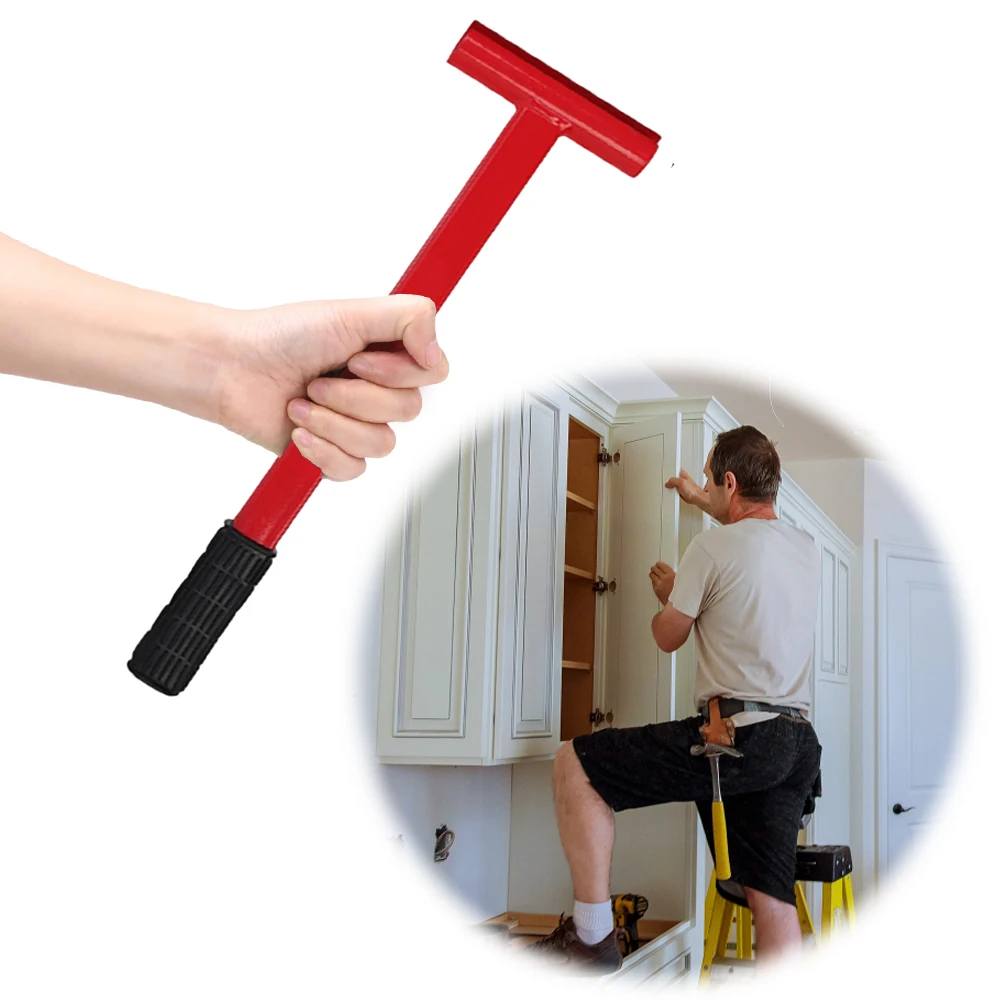 

Door Hinge Adjustment Tool with Rubber Grip Heavy Duty Painted Steel Hinge Wrench Fit for .134 Gauge Commercial Door
