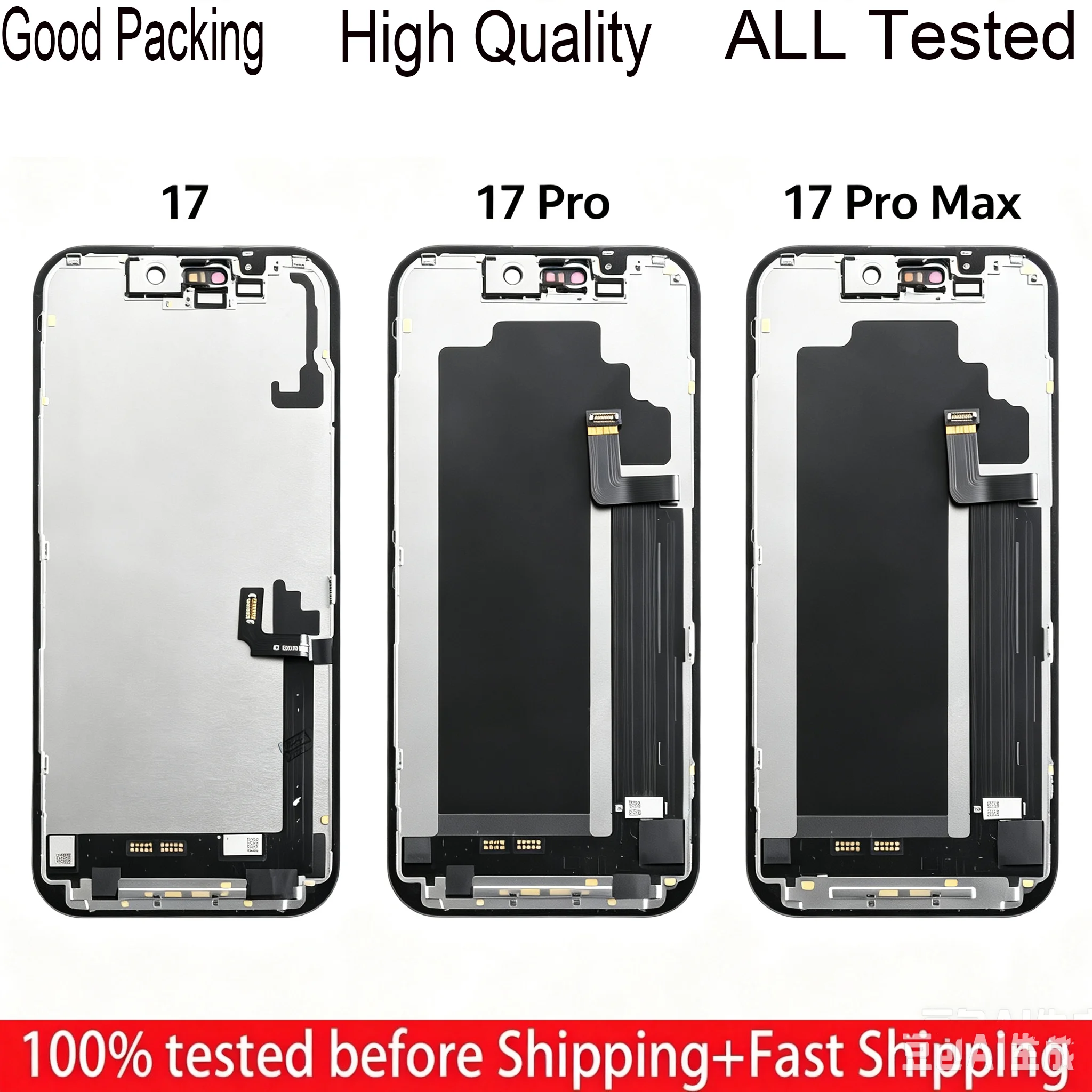 incell For iPhone 17 17 Pro Max LCD Display Screen 16 16 Plus 16 Pro 16Pro Max Digitizer 14 14pro 15 15p Display 3D Touch Screen