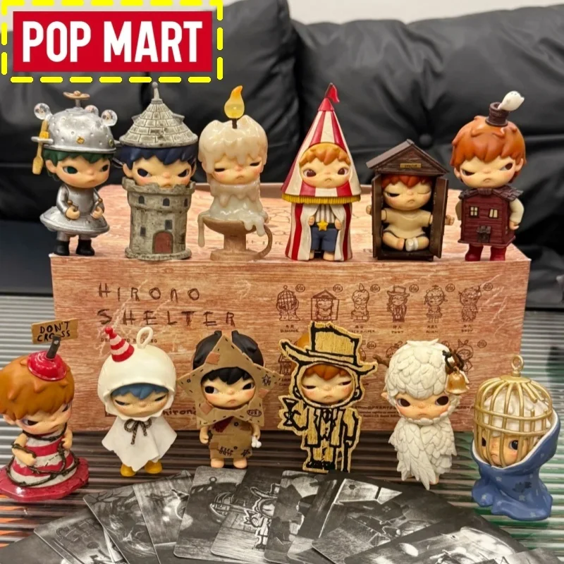 

Подлинная серия Pop Mart Hirono Shelter, нежная аниме-фигурка с магнитными функциями, домашний декор премиум-класса, значимые подарки
