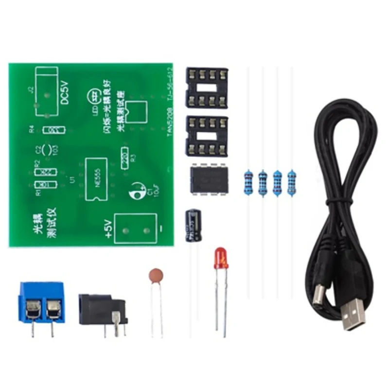 1 buah Kit Tester Optocoupler, suku cadang produk elektronik DIY untuk latihan las