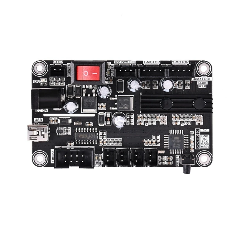 GRBL 2-Axis Control Board USB Port CNC Engraving Machine Control Board 2-Axis Control Laser-Engraver Control Board