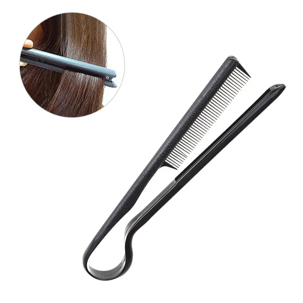 3Pcs Hair Styling Comb V-Shaped Plastic Straightening Clip Hairdressing Salon Accessories Tool for Women Hair Comb