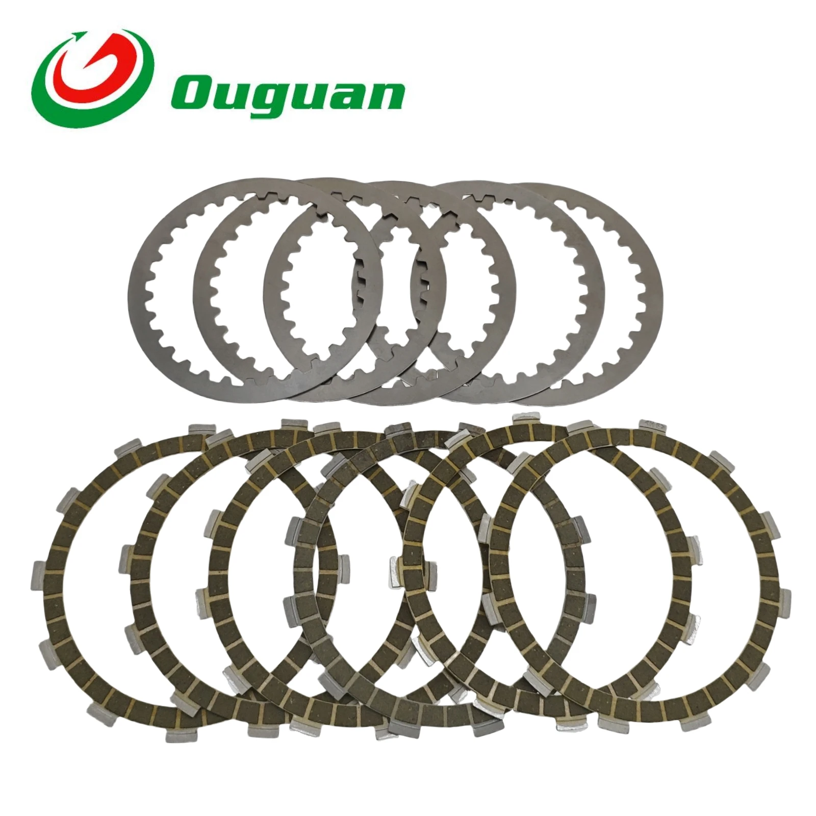 

ouguan for ZONGSHEN ZS177MM NC250 NC 250 250CC Zongshen RX3 ZS250GY KAYO K6 T6 BSE Paper Base Clutch Friction Steel Plate Discs