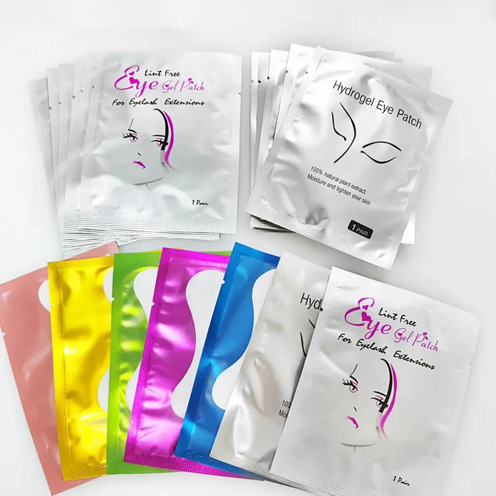 MASSCAKU Under Eye Pads Eyes Patches Tip Stickers U Shape Eyelash Extension Beauty Salon Mat Gel Sanitary Lashes pad Supplies