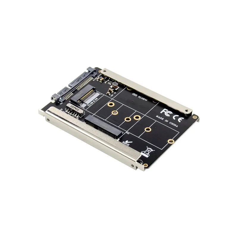 SATA III To M.2 B KEY SSD NGFF MSATA SSD Expansion Card SATA3.0 Conversion Adapter Add on Card 2280 No Driver Required