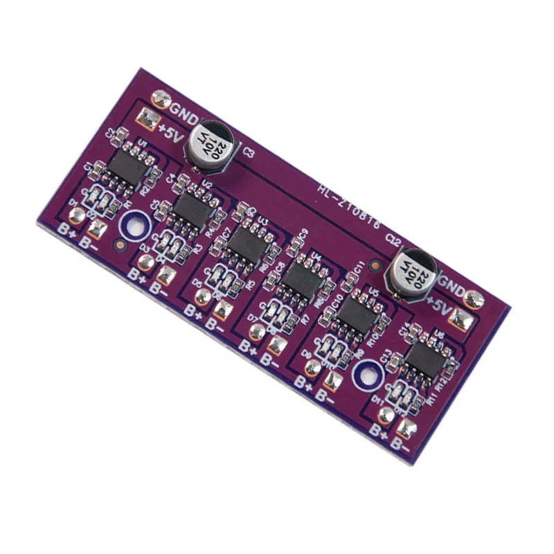 6-Bay Independent Charging Board for 18650 Li-ion Battery 4.2V/3.7V, Multi-Channel Smart Charger Module for E-Bike Battery Pack