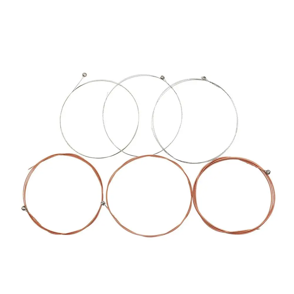 

6Pcs Electric Acoustic Guitar Strings 0.22mm 0.29mm 0.36mm 0.61mm 0.85mm 1.10mm Folk Guitar Musical Instrument Accessories