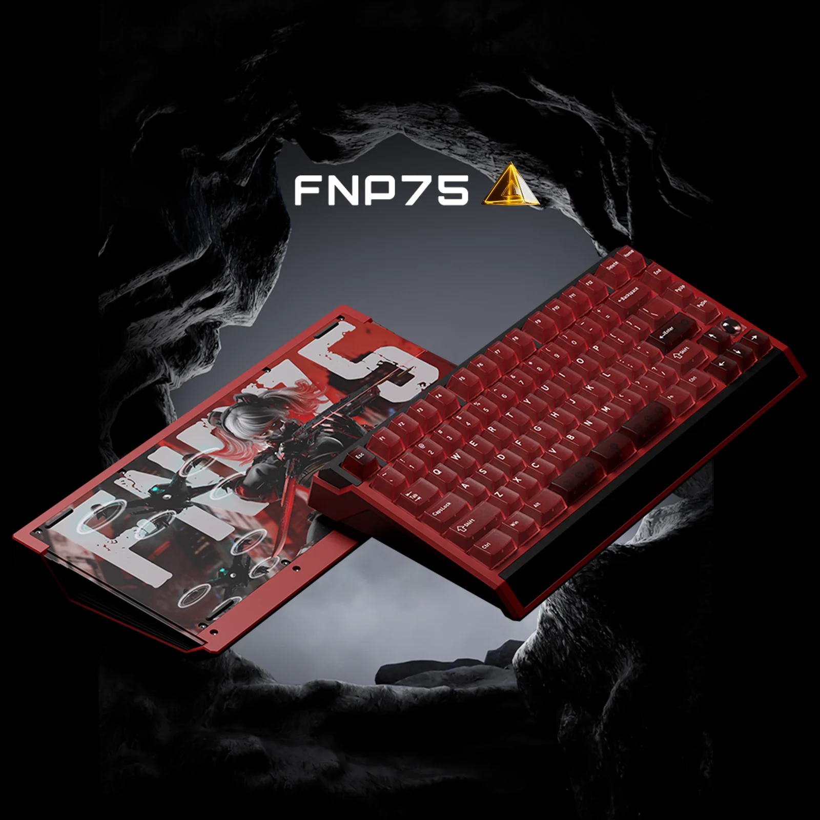 SIKAKEYB FNP75 Magnetic Gaming Keyboard 75% 0.005mm Rapid Trigger Wired Esports Keyboard for FPS