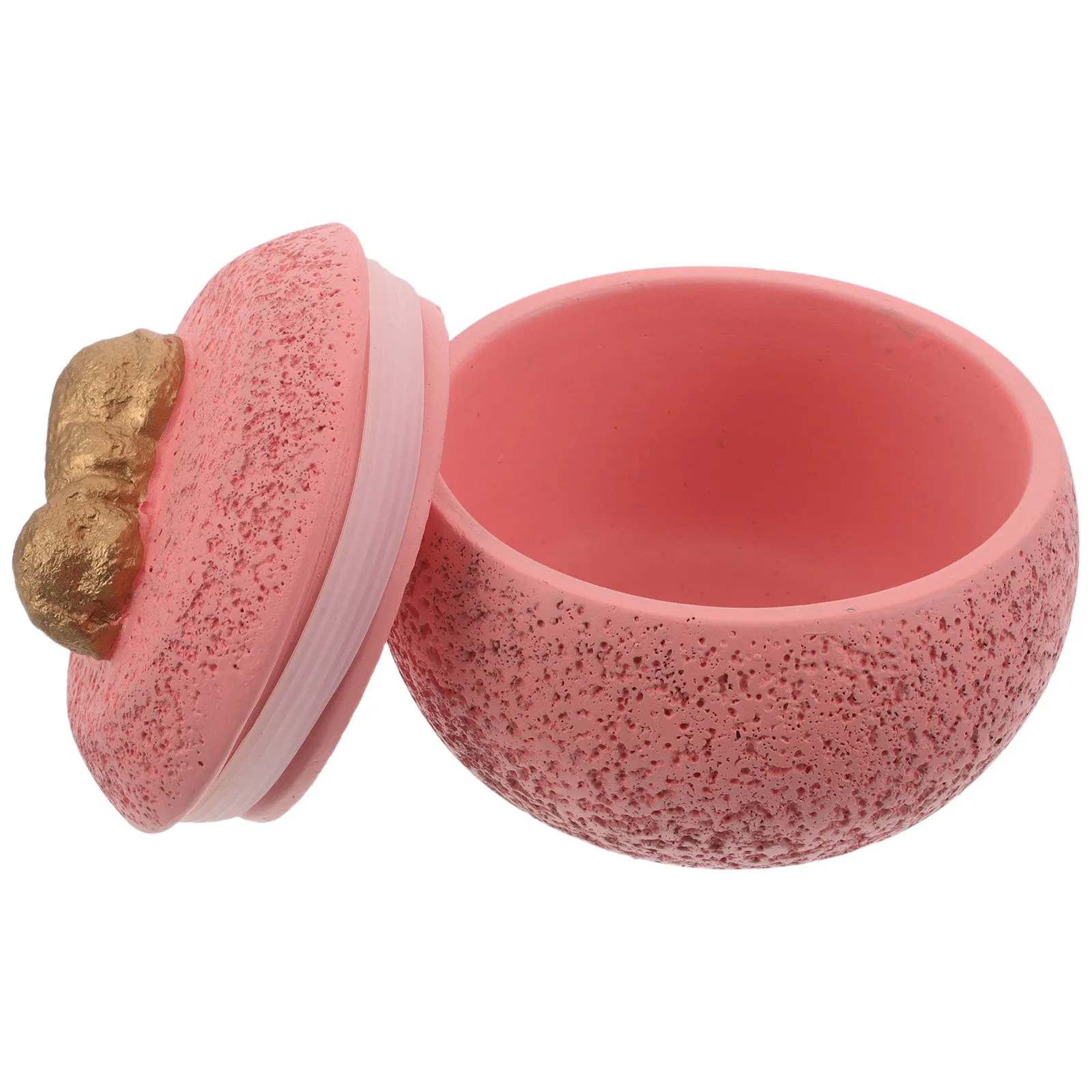 

Pet Urn for Dogs and Cats Cement Decorative Mini Memorial Box 12Oz Round Smooth Surface Keepsake Ashes Container for Pet Loss