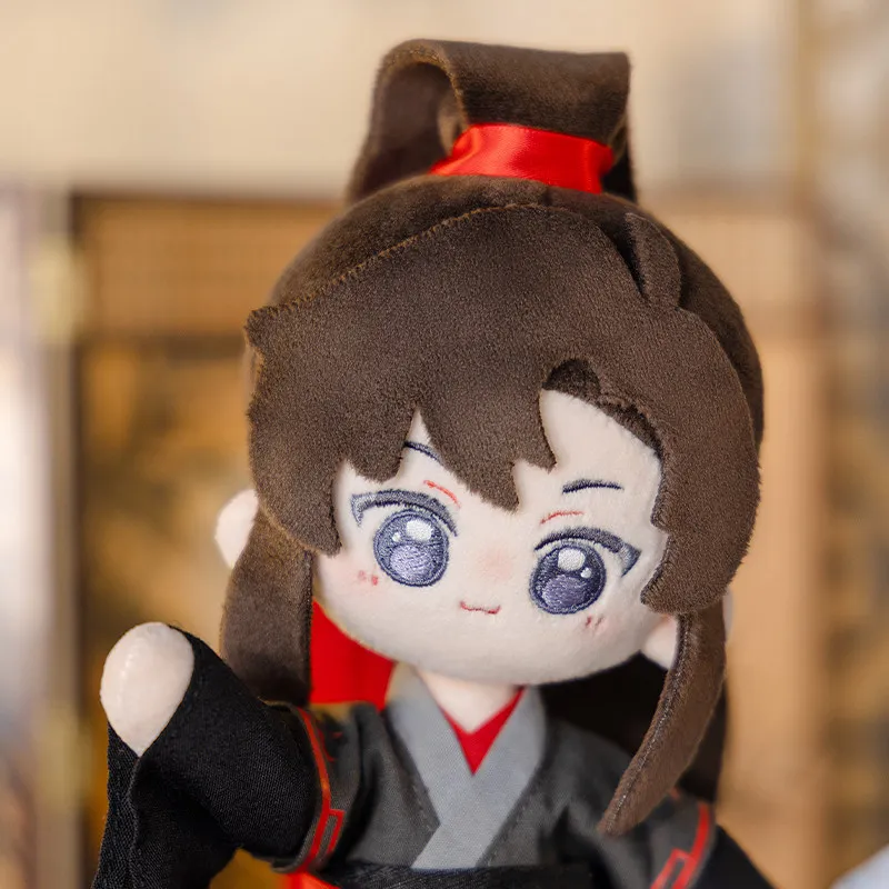 Genuine Mo Dao Zu Shi Travel With You Series 23cm Wei Wuxian & Lan Wangji Cotton Doll With Skeleton Plush Toys Peripheral Gift view 6