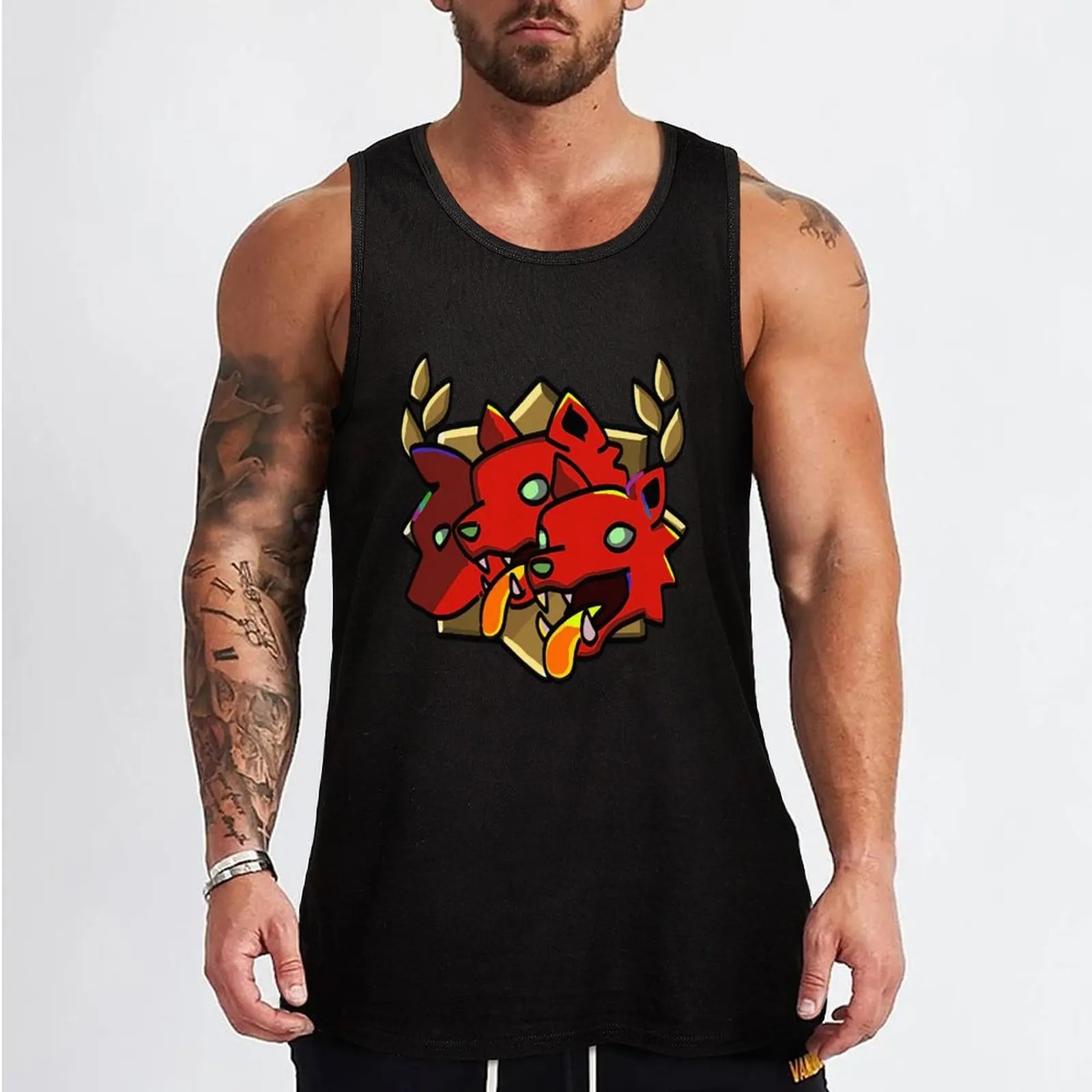 Cerberus Bond Tank Top Men's sleeveless t-shirts man mens gym clothes