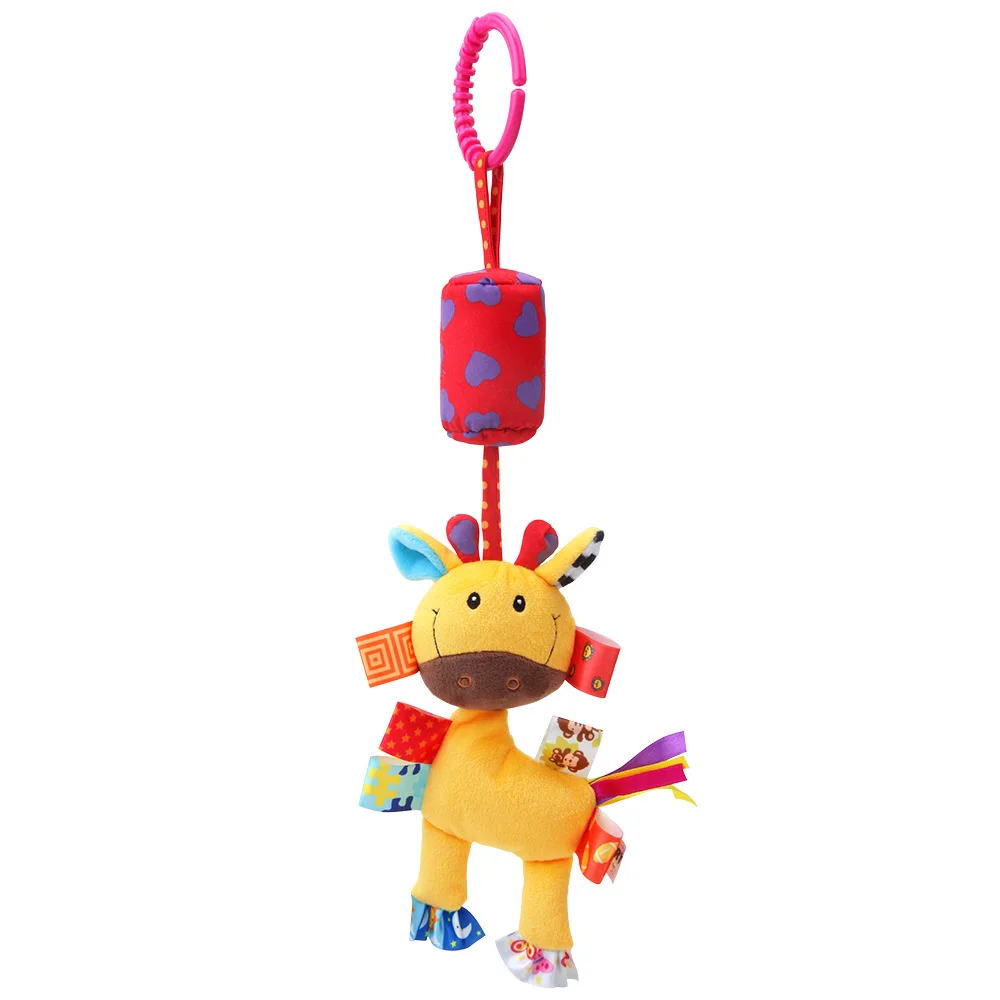 Campana de viento para bebé, colgante de carrito de animales, cama de bebé, carillón de viento colgante, timbre, juguete de peluche para bebé