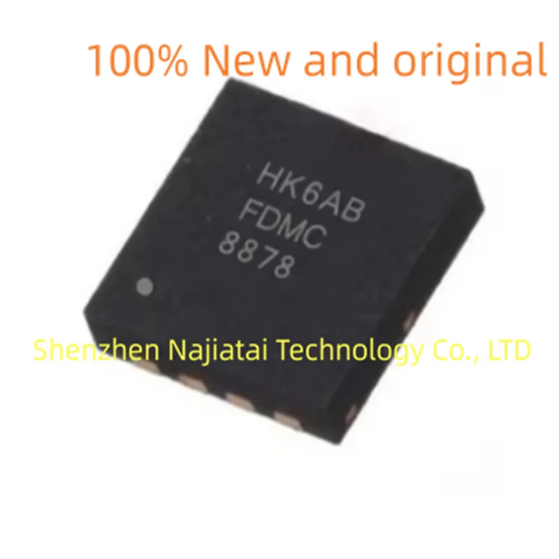 

10 шт./лот, 100% новый оригинальный чип FDMC8878 8878 QFN8 IC