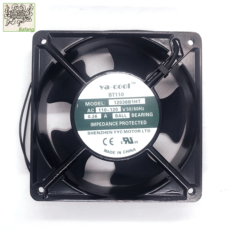 Ltsf لـ BT110 12038B1HT 110V 0.26A 12CM 12038 Ventilador De Refrigasiya De Flujo محوري Con Marco De Aluminio، أصلي، Nuevo