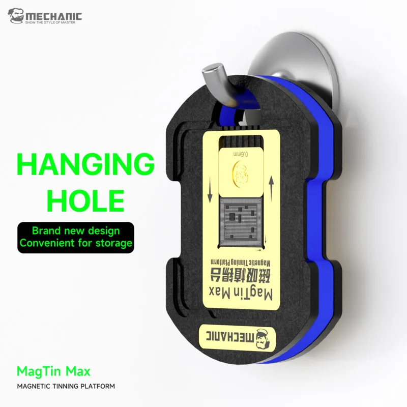for Pro Phone/Tablet CPU Soldering MECHANIC MagTinMax Powerful Magnet & Groove Design High-Temp Resistant Quick Heat Dissipation