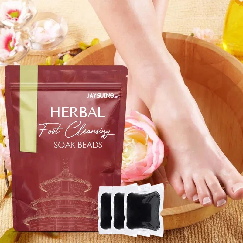 

3pcs Cliniq happy Herbal Foot Cleansing Soak Bead Lymphatic Drainage Ginger Slimming Foot Bath Bag Botanical Cleansing Beads