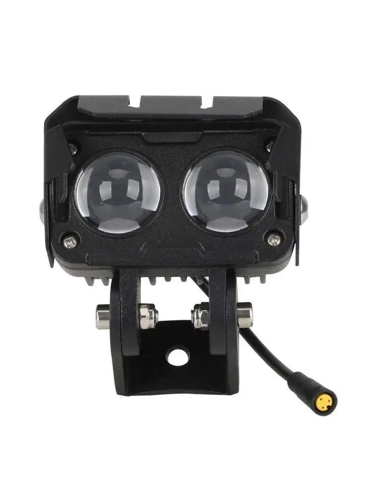 Lampa rowerowa, reflektor do hulajnogi elektrycznej, oświetlenie w słabych warunkach, materiał ze stopu aluminium, wyjątkowa jasność, do Kukirin G3 Pro — 2