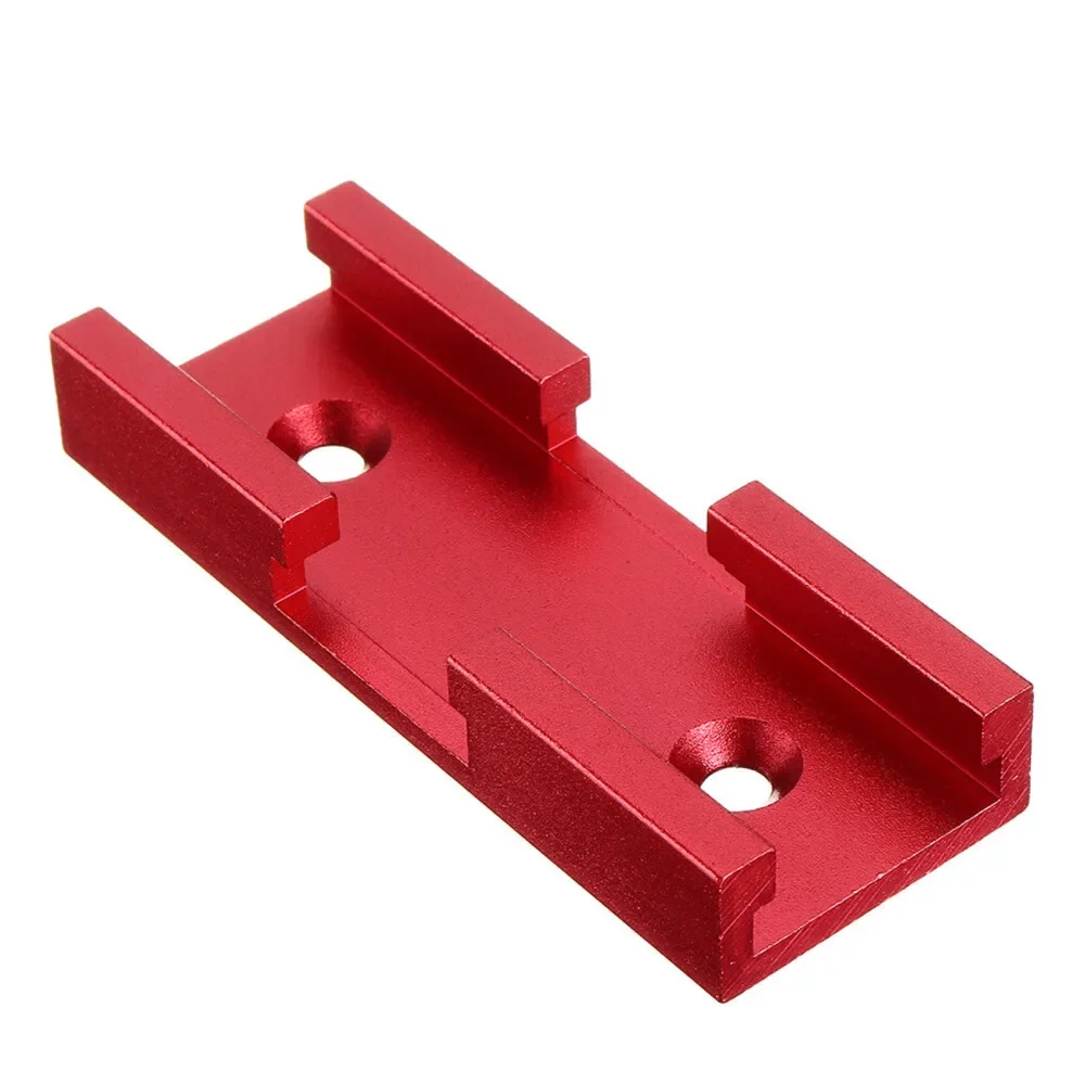 Miter Carpenter Woodworking T-slot T-track Cross Connecting Parts Aluminium 30*12.8mm Tools Push Handle