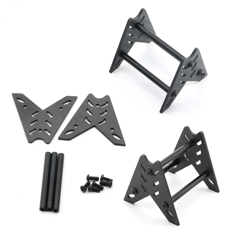 

1/18 1/24 RC Car Carbon Fiber Work Stand Repair Workstation Platform Jack Display Stand for SCX24 TRX4M FCX24 AX24 RC Car