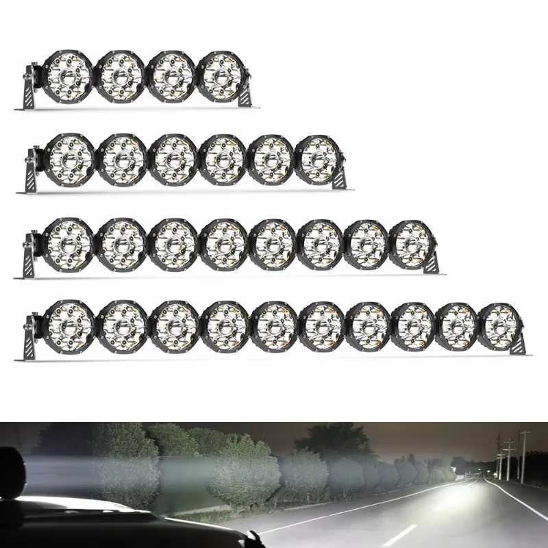 

Offroad 4x4 Spotlight Gravity 12V 24V 22inch 4pcs Linkable Led Light Bar Kit on Front Bumper for SUV UTV Wrangler F-150 Ranger