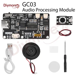 GC03-A MP3 Download Voice Module Type C Music Cover Wall Recording Card Movement Creative For Christmas Birthday Card Gift Box