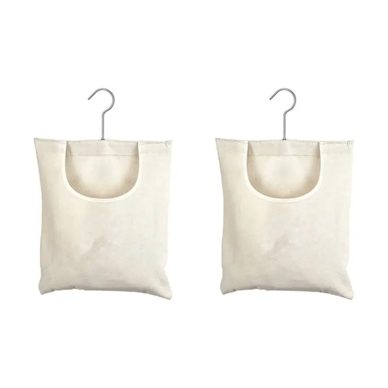 AT21-2X Clothespin Storage Bag Hanging Laundry Clothes Pin Organizer Washable Clothespin Storage Bags