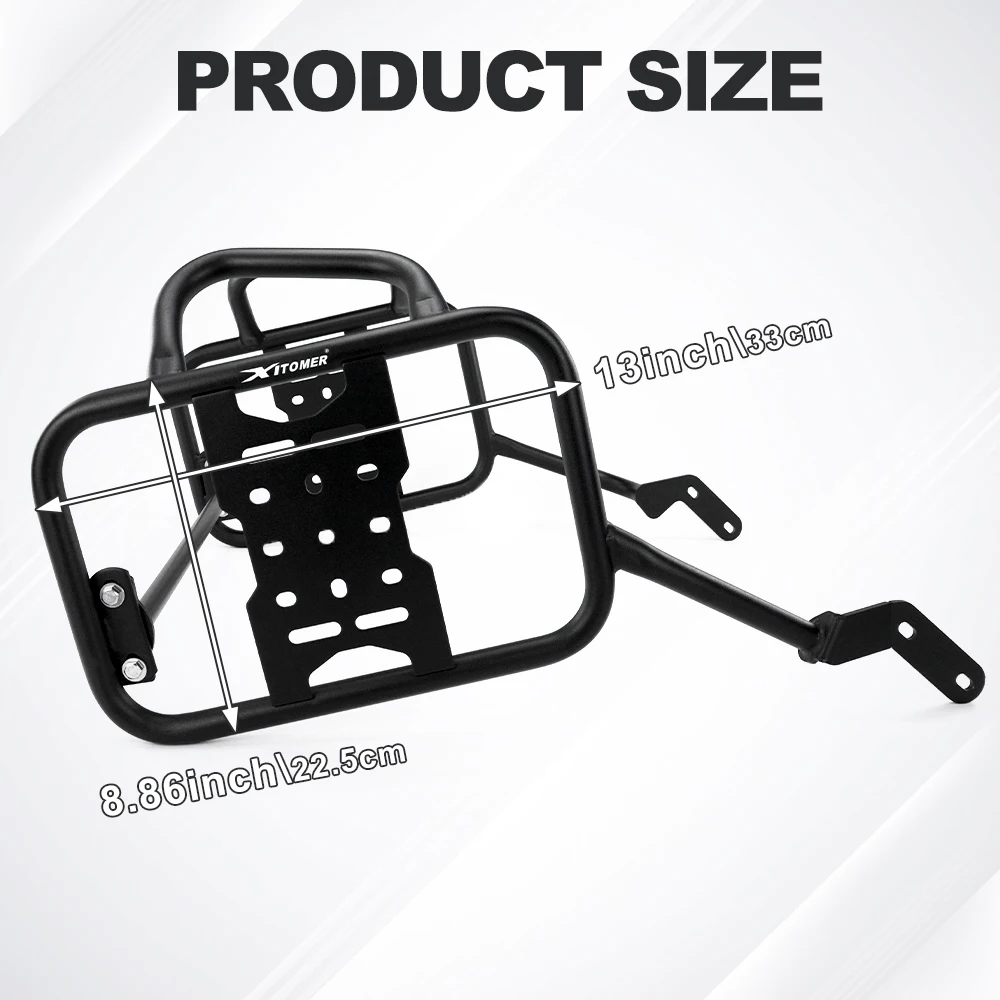 Motorcycle Panniers Rack Saddlebag Support Bracket Side Case Luggage Rack V 85 TT/Travel 2019 2020 2021 2022 2023 For Moto Guzzi