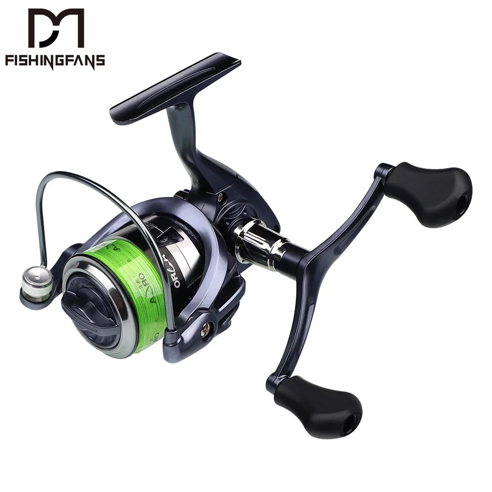 Fishingfans 5.2:1 Fishing Reels 1500S 2500S Interchangeable Handle MAX Drag 8KG Power Spinning Reels