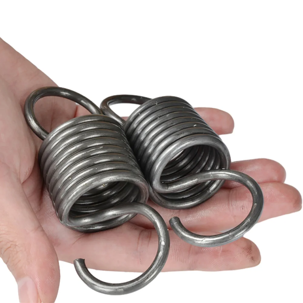 Wire Diameter 1.5mm Spring steel Open Hook Tension Spring  with O hook extension spring Outer Diameter 8-18mm Extension Spring