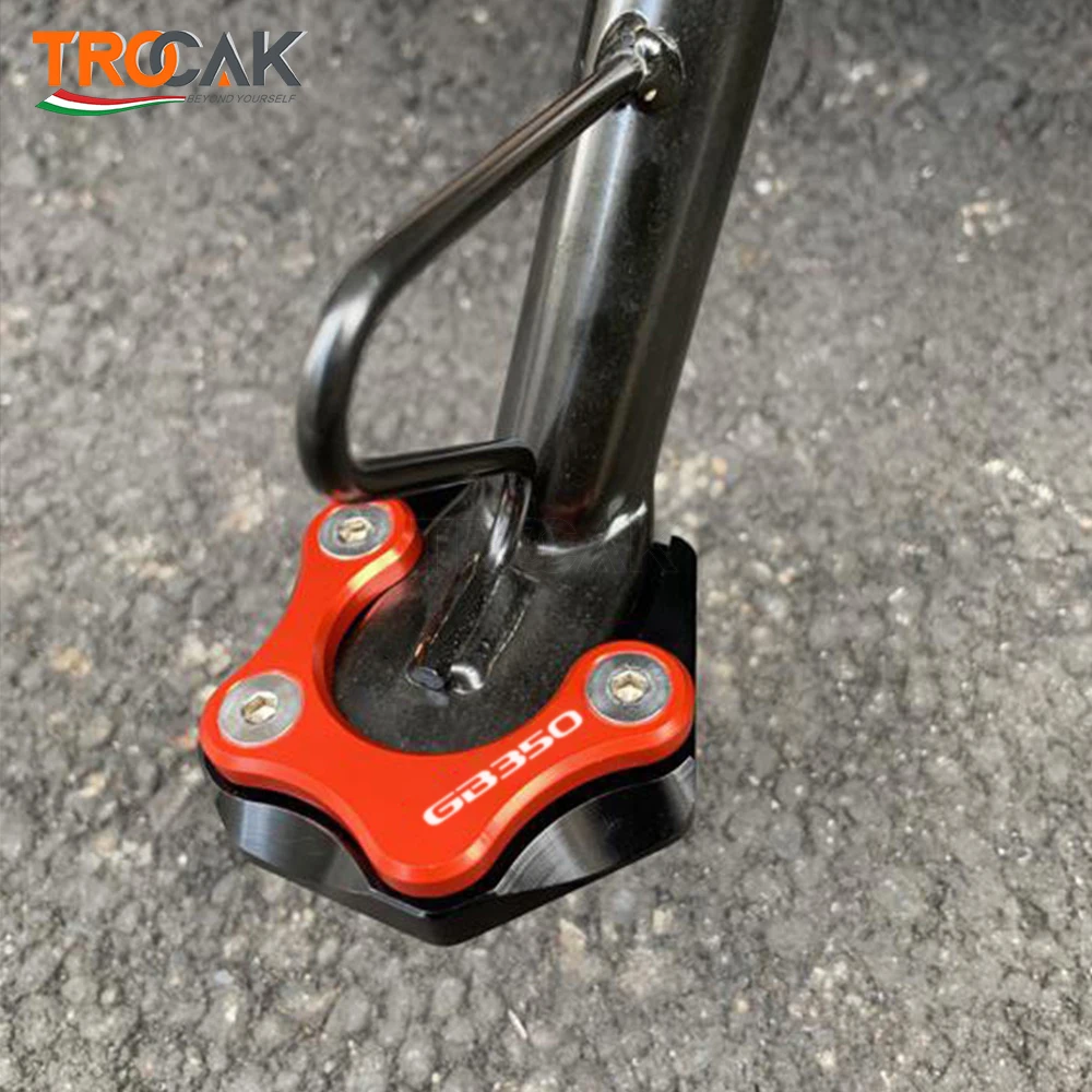 NEW LOGO GB350 Motorcycle CNC Side Stand Enlarge Extension Kickstand Accessories For Honda GB350 GB 350 2021 2022