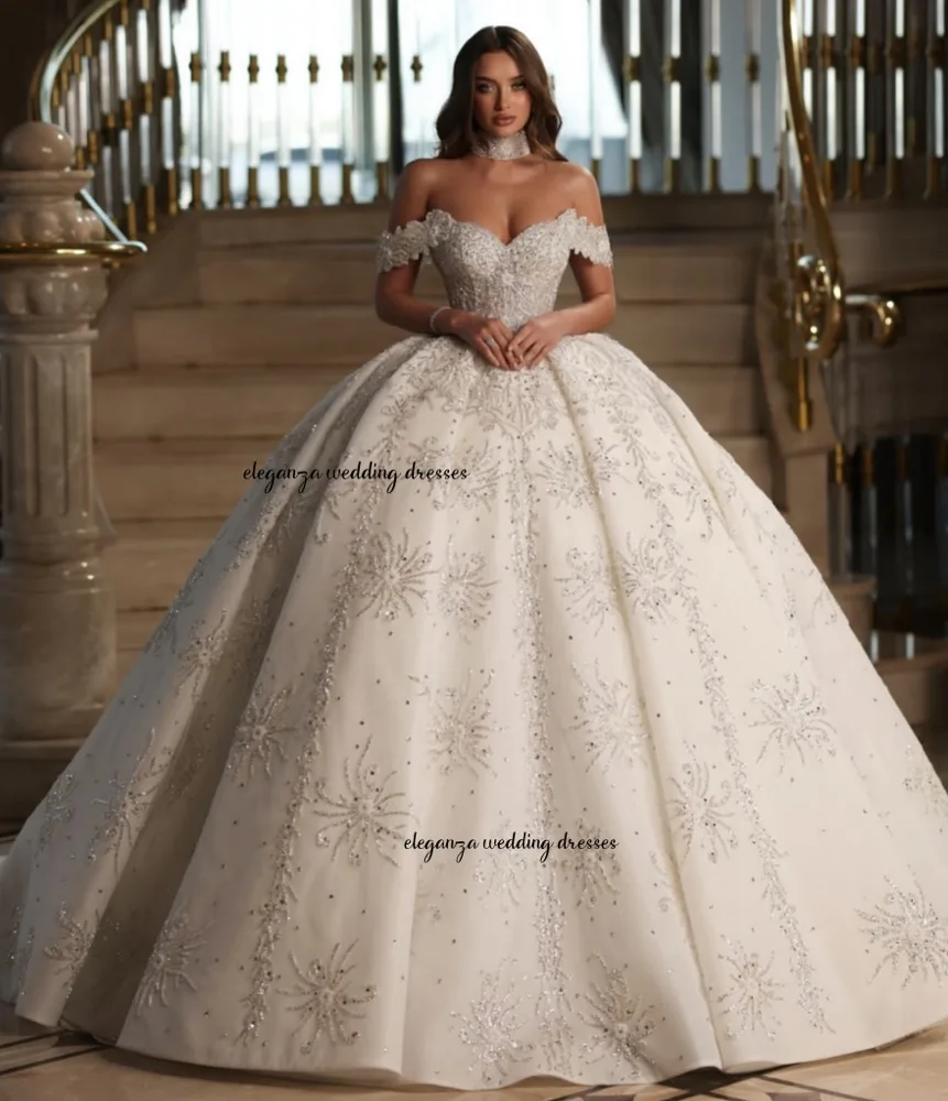 

Великолепное свадебное платье в стиле ретро по индивидуальному заказу, пышная юбка с воротником-сердечком и принтом, женское свадебное платье Vestido de novia