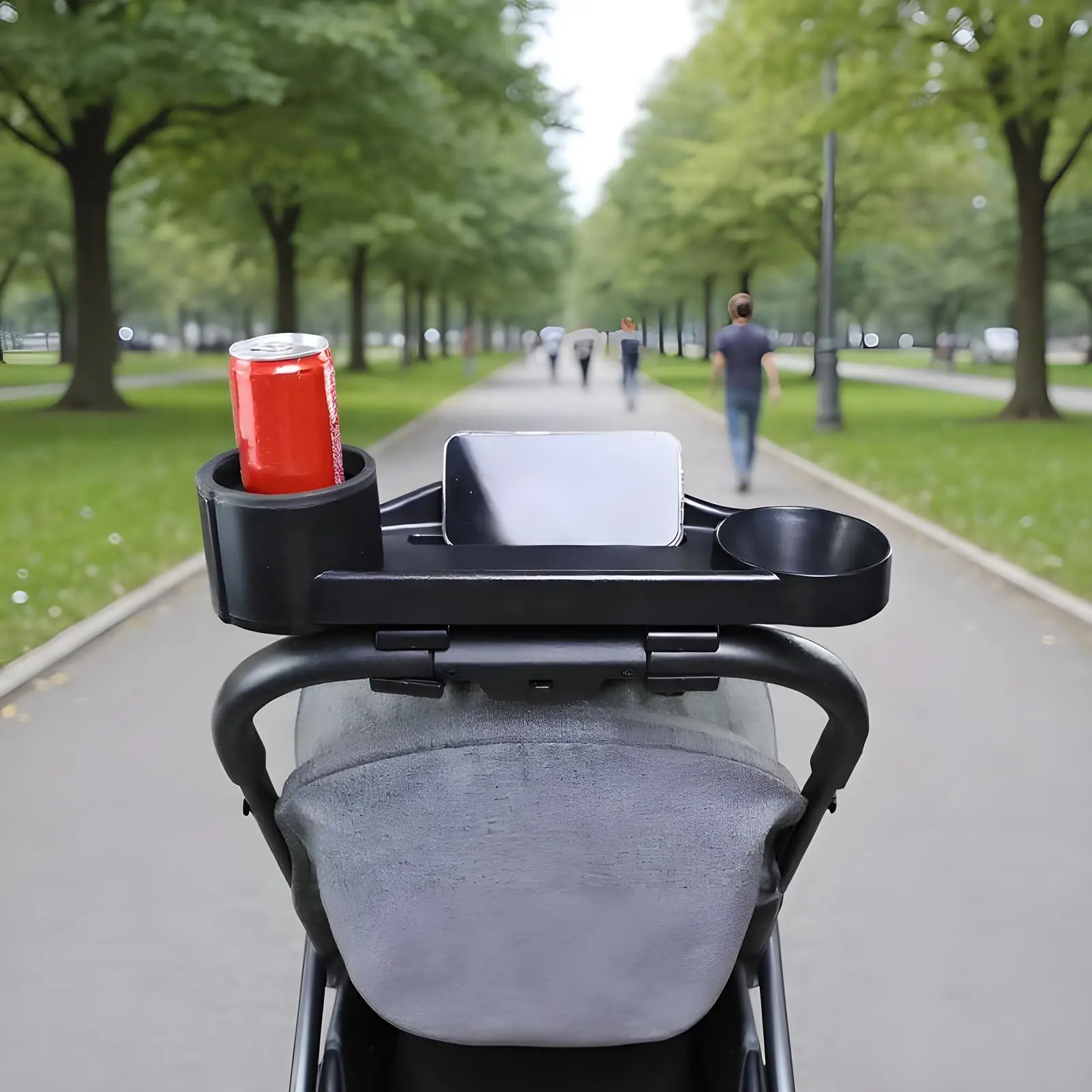 

Поднос для закусок для коляски, подстаканник, поднос для детской коляски, органайзер для хранения, держатель для телефона для напитков, игрушек, еды для детей