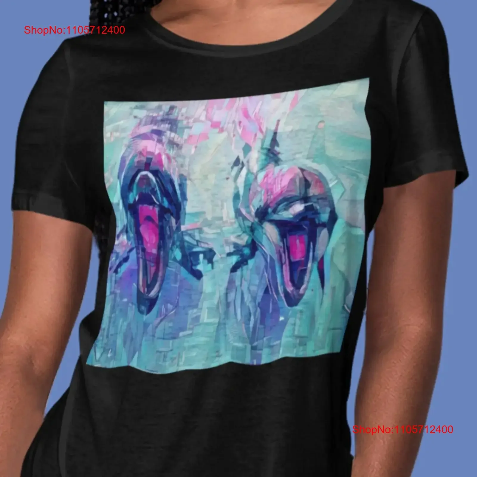 Smiling Dolphins Painted Style T Shirt Unique Ocean themed vintage Washed homme Versatile graphic fashion Stretched Breathable