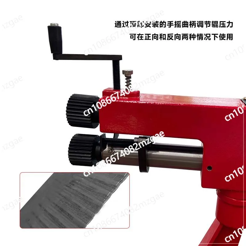 Manual Rolling Bead Bending Machine Edge Bending Machine Sheet Metal Bending Rotary Machine Arc Forming Crimping