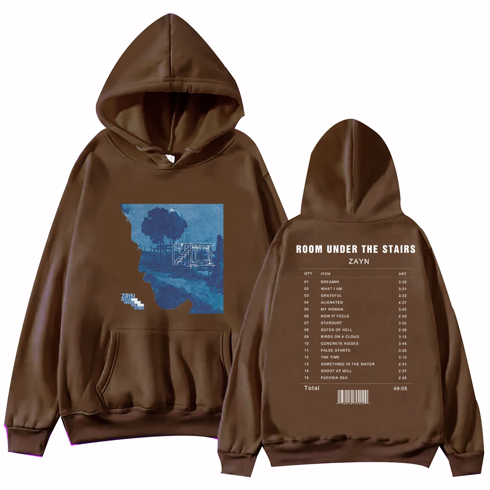 2024 Zayn Album Room Under The Stairs Hoodie Harajuku Pullover Tops Sweatshirt Fans Gift