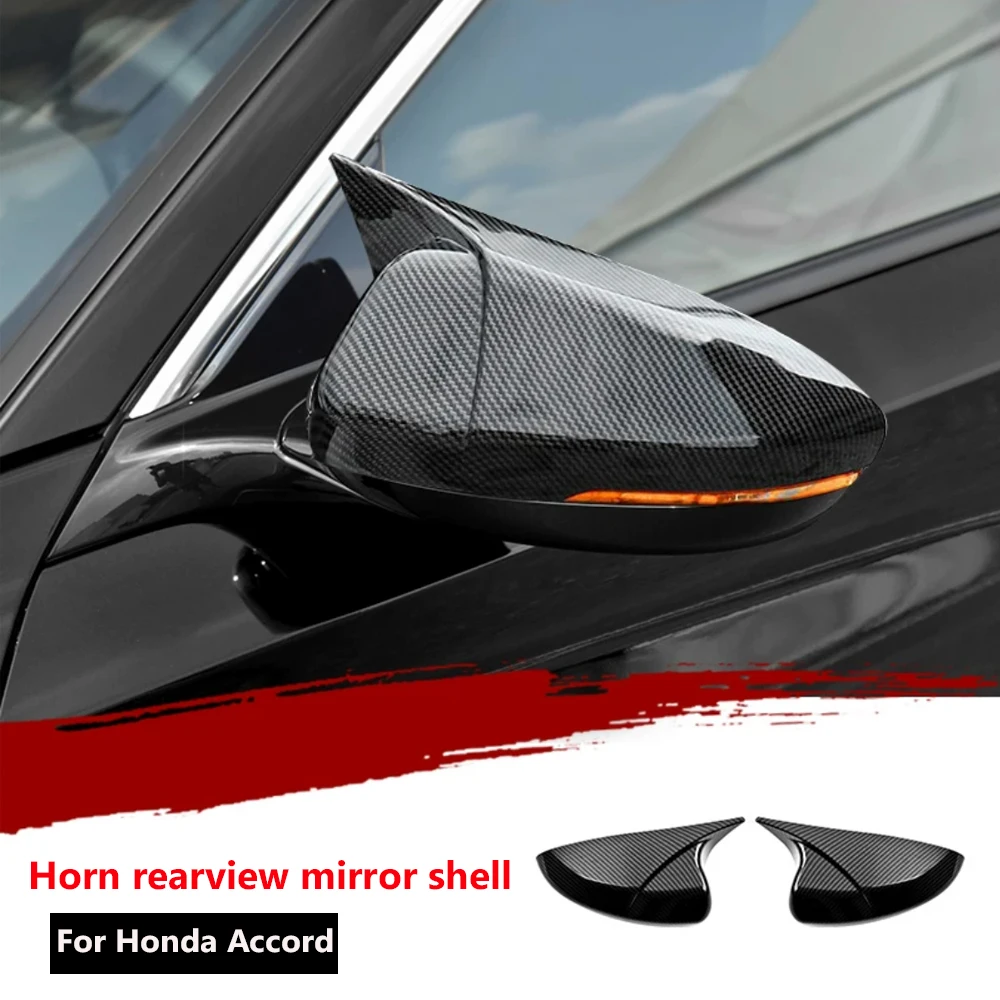 

Rearview Mirror Cover Shell Lid For Honda Accord 10th 2018-2023 Outside Mirror Lid Mirror Shell Housing