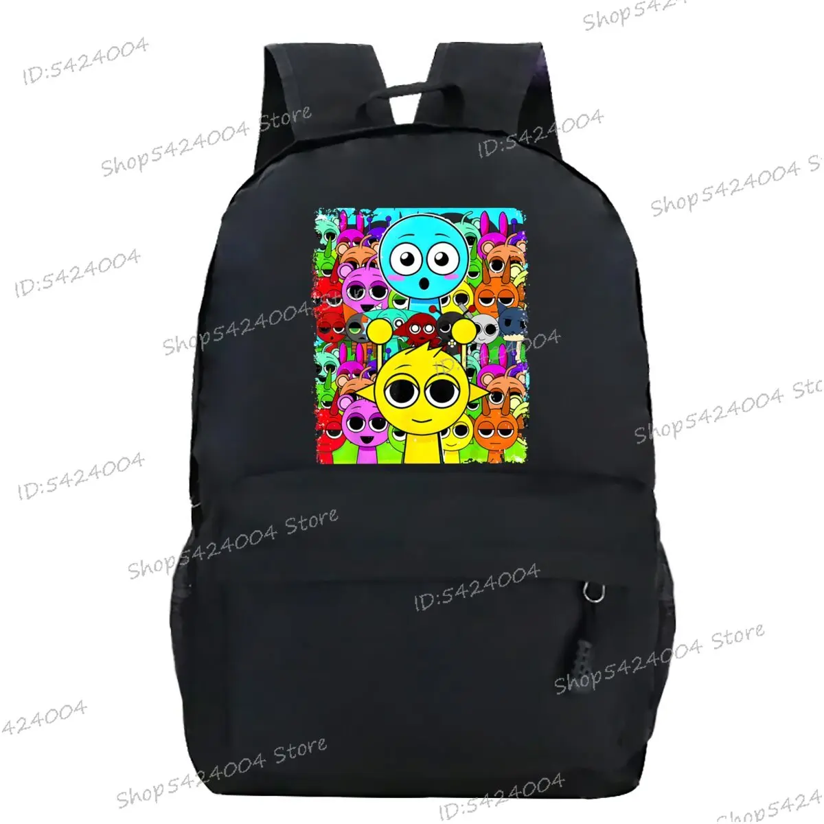 Moda Anime dibujos animados Sprunki niños niñas mochila aclarante lindo juego de terror de moda Mochilas Sprunki tendencia mochila mujeres hombres