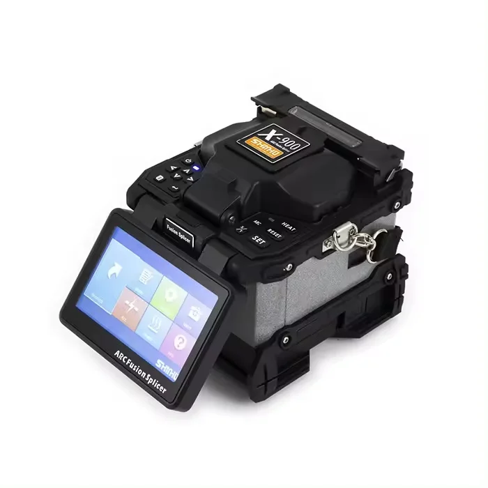 Touch Screen Real Core to Core Alignment Fiber Fusion Splicer Fiber Splicing Machine with 6 Motors